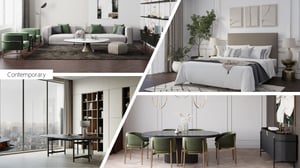 Contemporary - Virtual Staging and Floor Plan